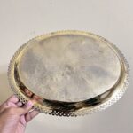 পিতলের পুরাতন ট্রে - 13 ইঞ্চি - Image 3