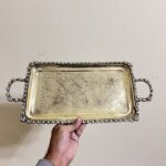 পিতলের পুরনো ট্রে - পলিশ করা - ১৩ ইঞ্চি - Image 2