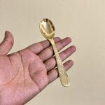 পিতলের নকশা বেবি ফিডিং সেট | ১ কেজি | প্লেট ৭.৫", বাটি ৪", গ্লাস ৩", টি‑চামচ ৫" - Image 6