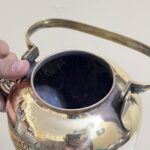 পিতলের পুরনো টি পট - পলিশ করা - ৪৬০ গ্রাম - Image 5