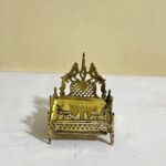 পিতলের ছোট সিংহাসন - ৪/৩ ইঞ্চি - ২১০ গ্রাম - Image 3