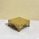 পিতলের আসন বা পিড়ি - ইউনিক ডিজাইন - ৬৬০ গ্রাম - ৭ ইঞ্চি