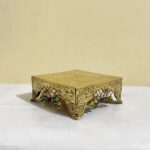 পিতলের আসন বা পিড়ি - ইউনিক ডিজাইন - ৬৬০ গ্রাম - ৭ ইঞ্চি - Image 2