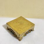 পিতলের আসন বা পিড়ি - ইউনিক ডিজাইন - ৬৬০ গ্রাম - ৭ ইঞ্চি - Image 3