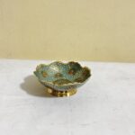 পিতলের মিনা করা বাটি - ৫.৫ ইঞ্চি - ৩৬৫ গ্রাম - Image 2