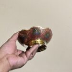 পিতলের মিনা করা বাটি - ৫.৫ ইঞ্চি - ৩৫৫ গ্রাম - Image 5