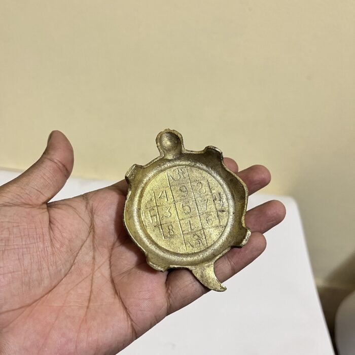 Brass Vastu Feng Shui Tortoise
Golden Antique Finish | Shree Yantra • Kuber Yantra - Health • Wealth • Positive Energy - Image 4