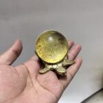 পিতলের ফেং শুই কচ্ছপ শ্রীযন্ত্র সহ – সৌভাগ্য, স্থায়িত্ব ও সমৃদ্ধির প্রতীক - Image 2