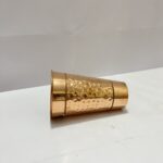Hammered Copper Big Lassi Glass - Serving Drinking Water, Benefit Yoga Ayurveda, 500 ml (Brown) - Image 5