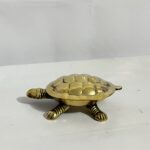 পিতলের পুরনো কচ্ছপ শোপিস - ৫ ইঞ্চি - ৩০০ গ্রাম