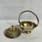 South indian Brass Dhupdani - 5 inches - 580 gm - Image 3