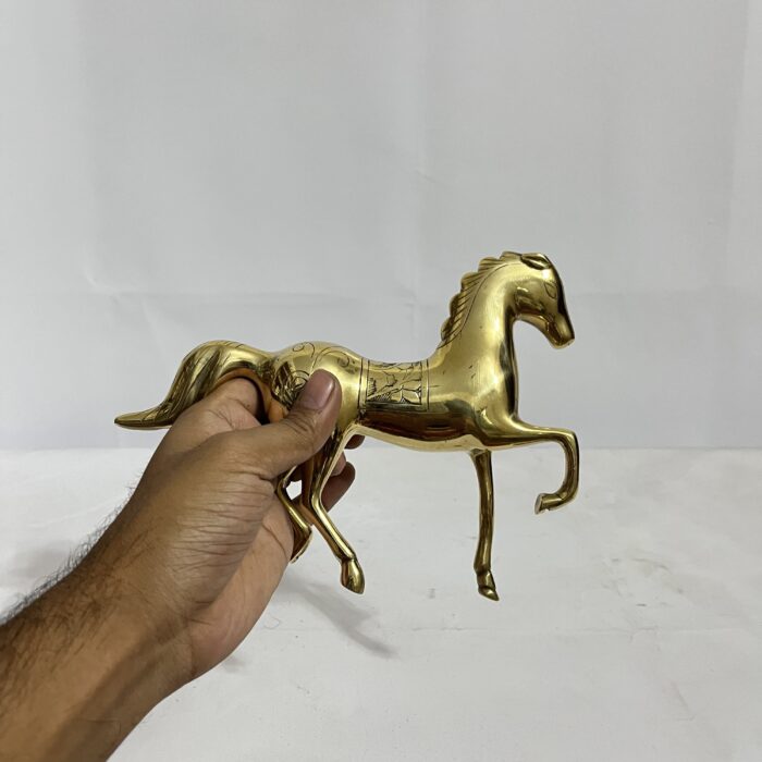 Brass Horse Showpiece | Home & Office Decor - Image 3