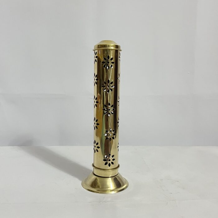 Brass Agarbati stand - 10 inches - 100 gm - Image 1