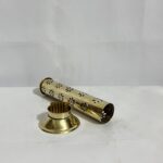 Brass Agarbati stand - 10 inches - 100 gm - Image 2