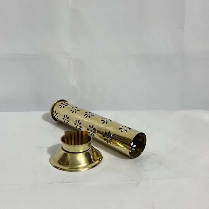 Brass Agarbati stand - 10 inches - 100 gm - Image 2
