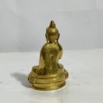 Brass Buddha Statue - 5 inches - 585 gram - Image 2