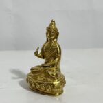 Brass Buddha Statue - 5 inches - 585 gram - Image 3