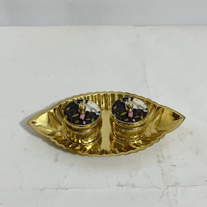 পিতলের ডিব্বা কৌটা - সিধুর কৌটা - ৭০ গ্রাম - Image 1