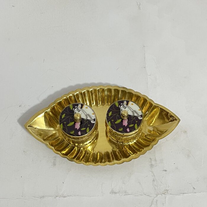 পিতলের ডিব্বা কৌটা - সিধুর কৌটা - ৭০ গ্রাম - Image 3