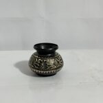 পিতলের কালো ঘটি - শোপিস - ২৭৫ গ্রাম - ৩ ইঞ্চি