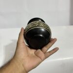 পিতলের কালো মিনা করা ঘটি - শোপিস - ৫৮০ গ্রাম - ৪ ইঞ্চি - Image 4