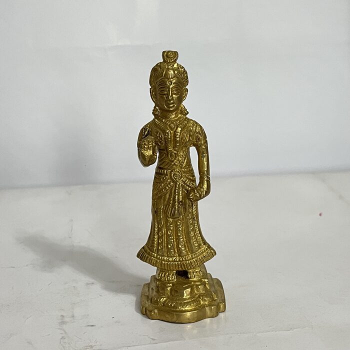 পিতলের রাধাকৃষ্ণ সেট - ৫ ইঞ্চি - ৯০০ গ্রাম - Image 3