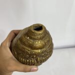 পিতলের নারায়ণ শঙ্খ - দেয়ালে টাঙানোর জন্য - শোপিস - ৮.৫ ইঞ্চি - ২ কেজি ২৫ গ্রাম - Image 4