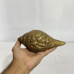 পিতলের লক্ষ্মী নারায়ণ শঙ্খ  - শোপিস - ৬.৫ ইঞ্চি - ১ কেজি ২৬০ গ্রাম - Image 4