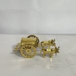 পিতলের গরুর গাড়ি শোপিস - ৭ ইঞ্চি - ৩২০ গ্রাম