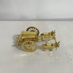 পিতলের গরুর গাড়ি শোপিস - ৭ ইঞ্চি - ৩২০ গ্রাম - Image 2