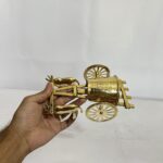 পিতলের গরুর গাড়ি শোপিস - ৭ ইঞ্চি - ৩২০ গ্রাম - Image 5
