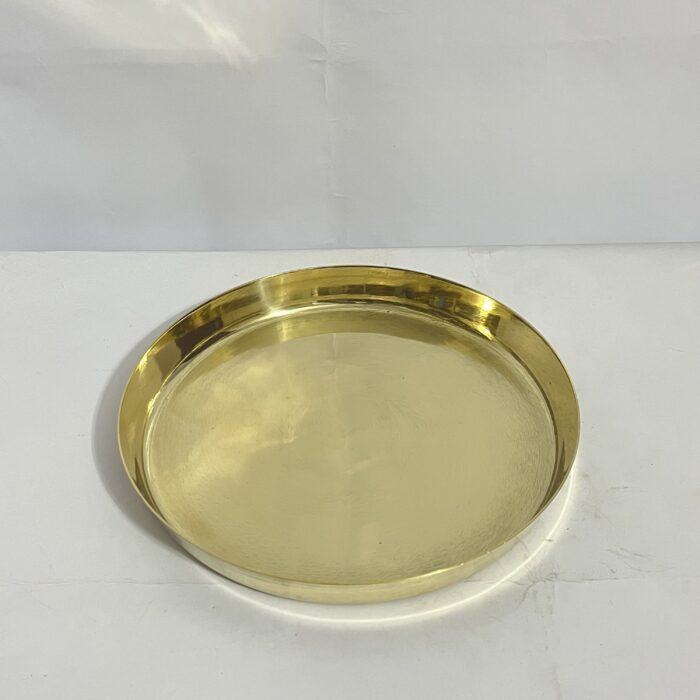 অরিজিনাল পিতলের থালা - 10 ইঞ্চি - ৬০০ গ্রাম - Image 3