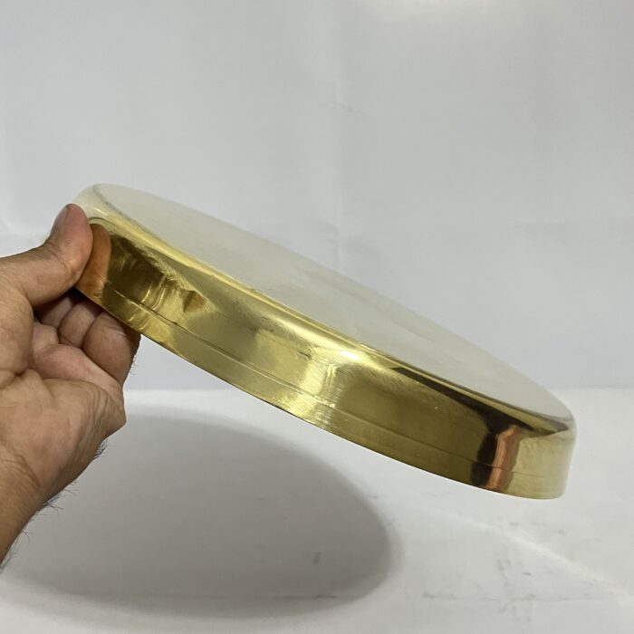 অরিজিনাল পিতলের থালা - 10 ইঞ্চি - ৬০০ গ্রাম - Image 5