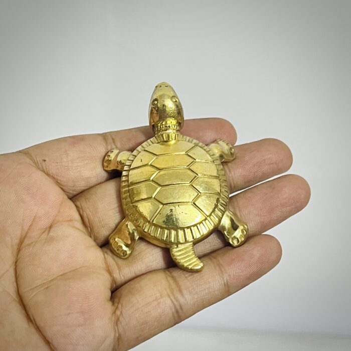 পিতলের কচ্ছপ – 2.5 ইঞ্চি, 70 গ্রাম | ঘর ও অফিসের জন্য শুভ শক্তির প্রতীক - Image 6