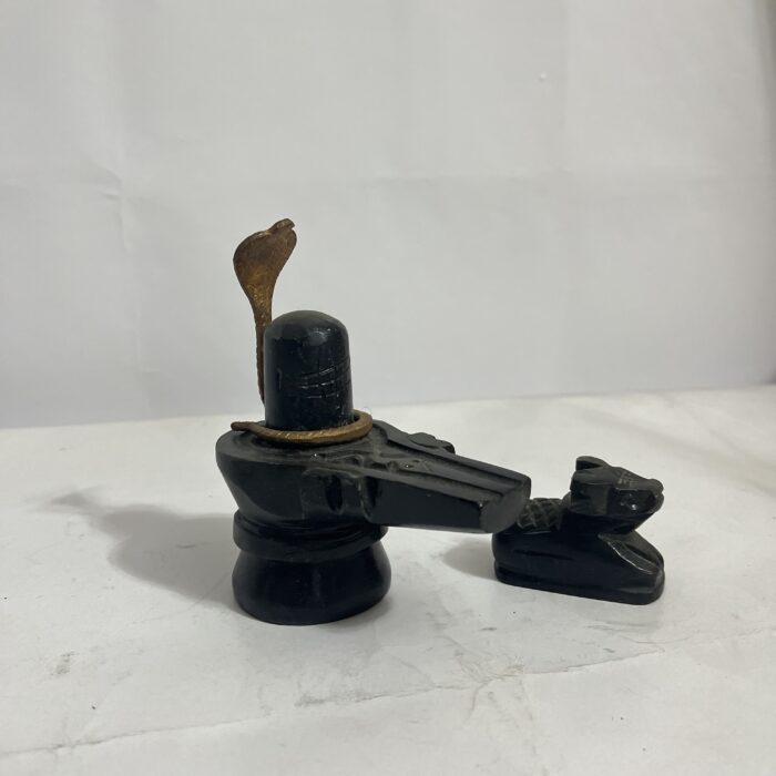 পাথরের ছোট শিব লিঙ্গ সেট - ৪ ইঞ্চি - Image 1