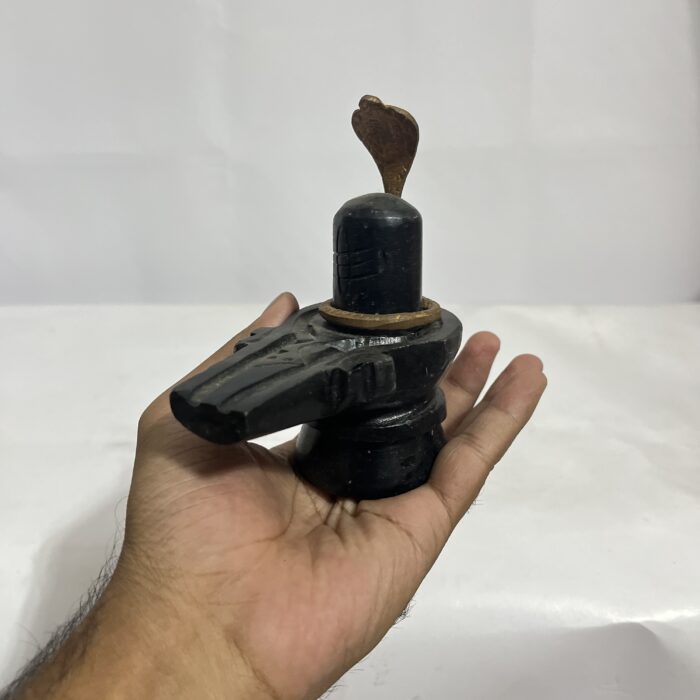পাথরের ছোট শিব লিঙ্গ সেট - ৪ ইঞ্চি - Image 3
