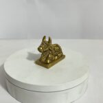 সাউথ ইন্ডিয়ান পিতলের ছোট নন্দী - ২ ইঞ্চি - ২০০ গ্রাম - Image 3