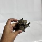 পিতলের অ্যান্টিক ছোটো হাতি - পুরনো - ৬০০ গ্রাম - ৪ ইঞ্চি - Image 5
