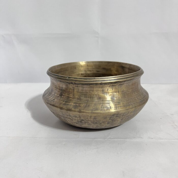পুরোনো কাসার জাম বাটি – অরিজিনাল কাসা (Bell Metal) বোল | ৮০০ গ্রাম | ৬ ইঞ্চি | কালেক্টর আইটেম - Image 1