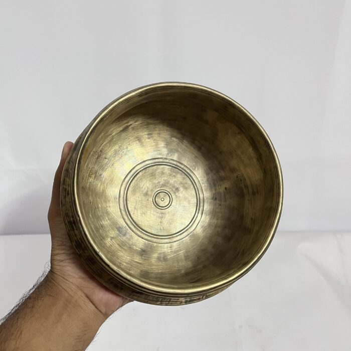 পুরোনো কাসার জাম বাটি – অরিজিনাল কাসা (Bell Metal) বোল | ৮০০ গ্রাম | ৬ ইঞ্চি | কালেক্টর আইটেম - Image 6
