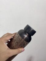 Premium Pure copper water bottle featuring an antique black glossy finish with intricate carved design - BPA Free Water Bottle, Leak Proof, Office Bottle, Boosts Immunity, Supports Digestive & Liver Health, Ayurveda Inspired - Image 3