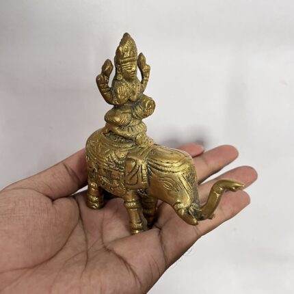 Gaj Laxmi MATA Sitting on Elephant - 4 inchi - 370 gm