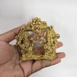 পিতলের ছোট লক্ষ্মী গণেশ বিগ্রহ - ৩ ইঞ্চি - ৩৪০ গ্রাম