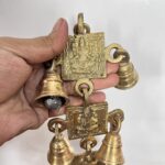 Brass decorative Wall hanging - 4 god statues - Image 4