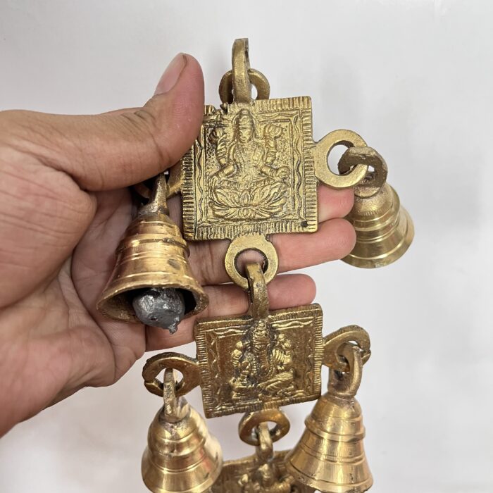 Brass decorative Wall hanging - 4 god statues - Image 4